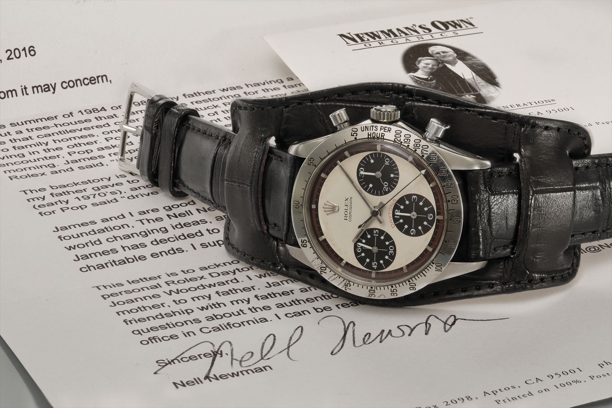 Rolex (vintage) — Cosmograph Daytona ref. 6239 'Paul Newman' (Paul Newman's personal watch) — shot 002
