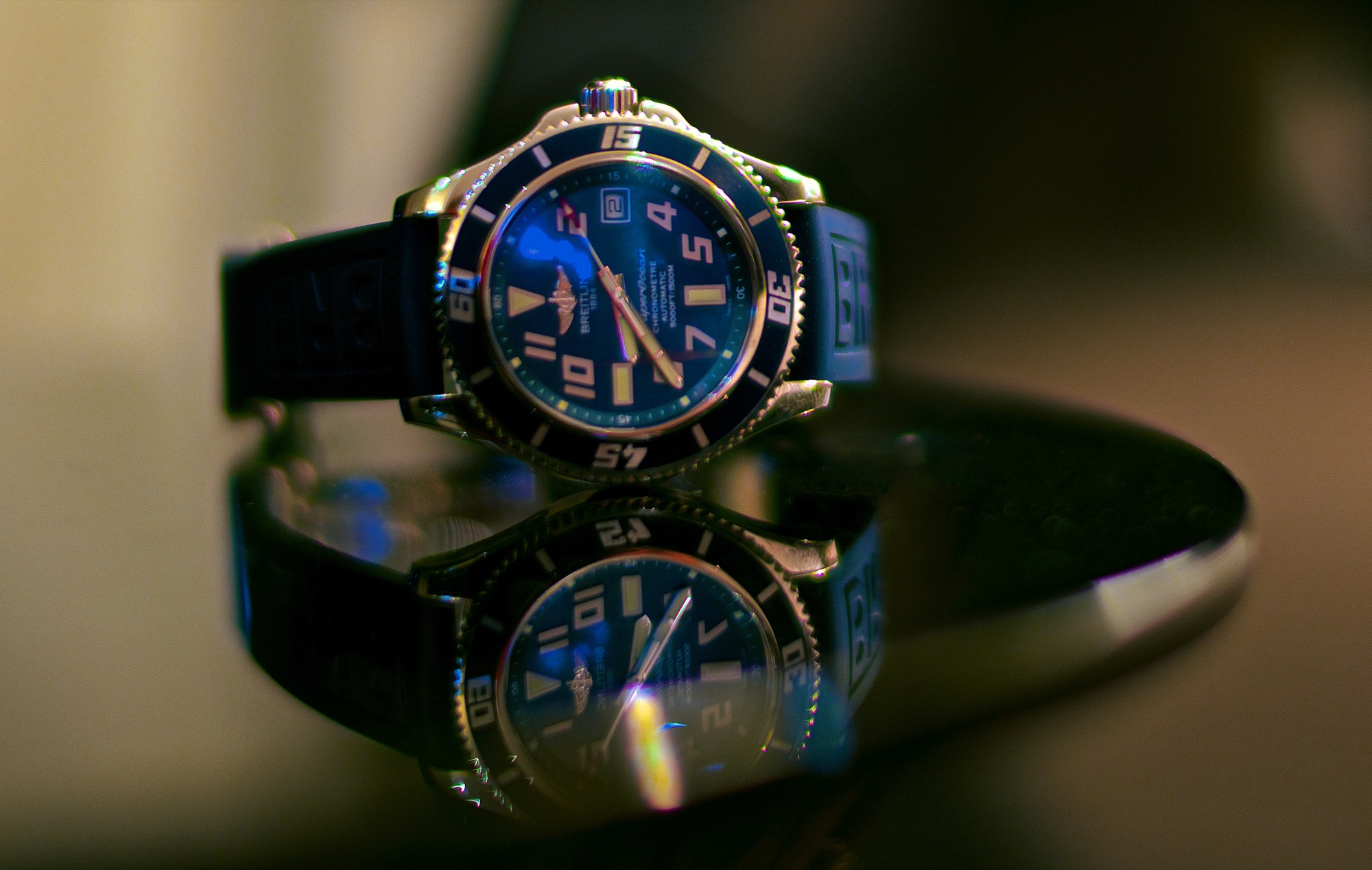 Breitling — Superocean (wrist-on)